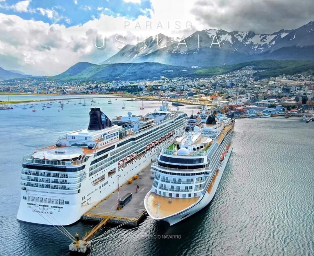 Ushuaia Centro Complejo De Cabanas Exteriör bild